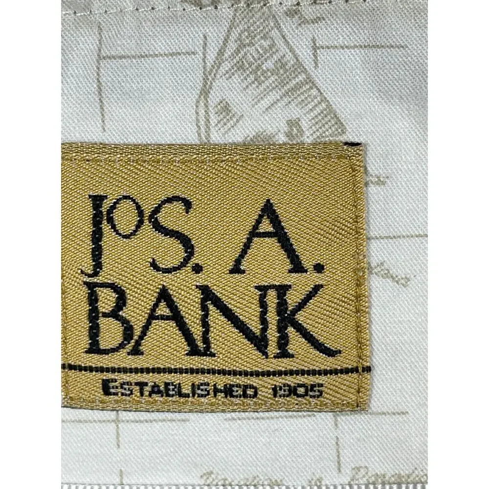 Jos A Bank Men's 38 Casual Shorts 100% Silk Pleated Golf